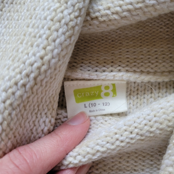 Crazy 8 knit cape. Size L (10-12). Used. Good condition - Picture 3 of 4